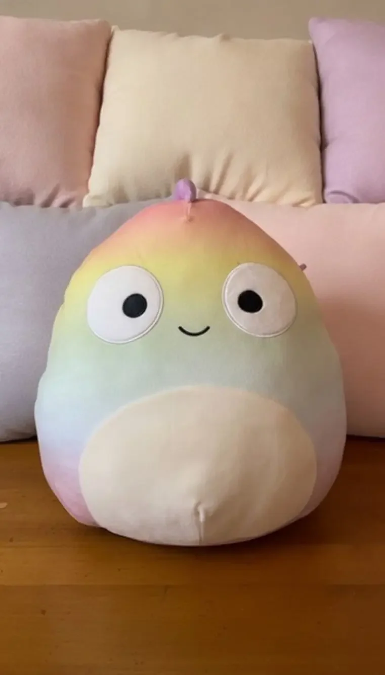 NWT Squishmallows‎ Honeydew Chameleon Plush Pastel 14 in w/Tag